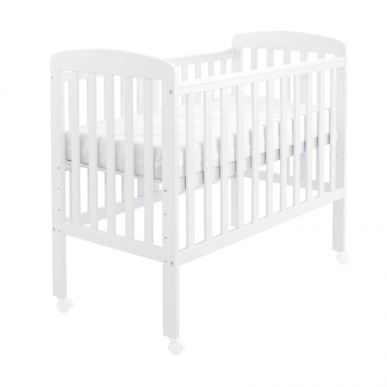 Babymore Space Saver Cot, White