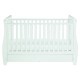 Babymore Stella Sleigh Drop Side Cot Bed, White