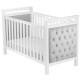 Babymore Velvet Deluxe Cot Bed, White