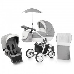 Babystyle Prestige 2, 2 in 1 Pram - Active Chassis, Frost 2