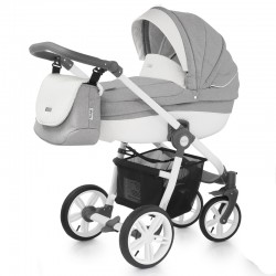 Babystyle Prestige 2, 2 in 1 Pram - Active Chassis, Frost 2