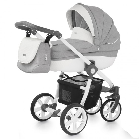 Babystyle Prestige 2, 2 in 1 Pram - Active Chassis, Frost 2
