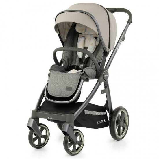 Babystyle Oyster 3 Special Edition Travel System Bundle, Exclusive Mountain Hare (Open Box)