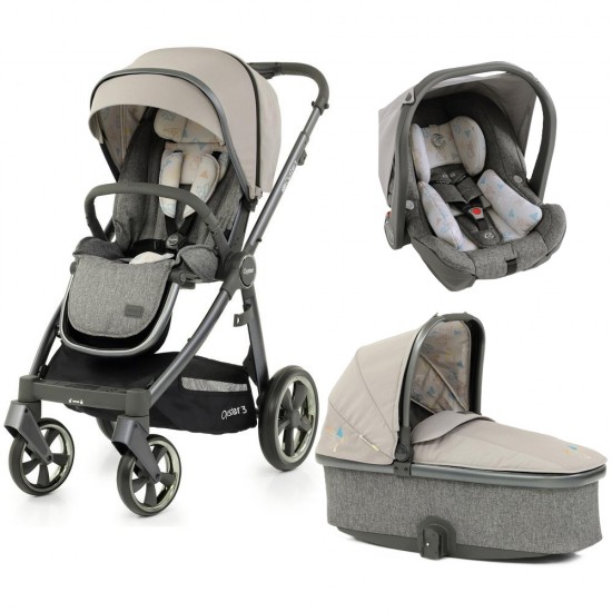 Babystyle Oyster 3 Special Edition Travel System Bundle, Exclusive Mountain Hare (Open Box)