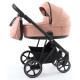 Babystyle Prestige Vogue 2 in 1 Pram, Black/Coral