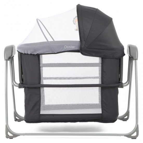 Babystyle Oyster Swinging Crib, Carbonite