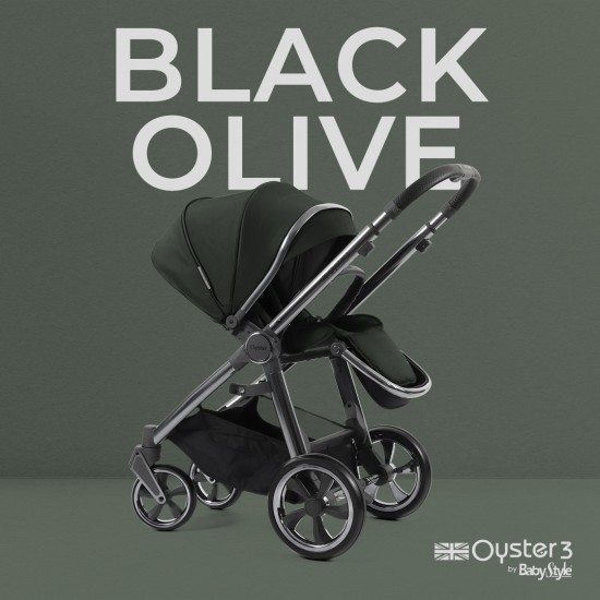 Babystyle Oyster 3 Luxury 7 Piece Package, Black Olive