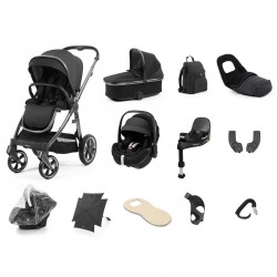 Babystyle Oyster 3 Ultimate 12 Piece Pebble 360 Pro Bundle, Carbonite