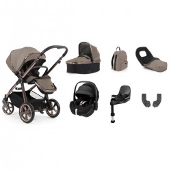 Babystyle Oyster 3 Luxury 7 Piece Pebble 360 Pro Bundle, Bronze Chassis/Mink