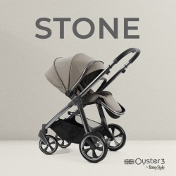 Babystyle Oyster 3 Essential 5 Piece Pebble 360 Bundle, Stone