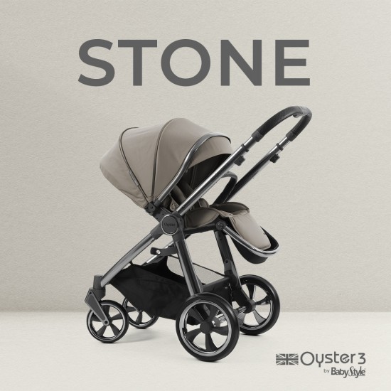 Babystyle Oyster 3 Luxury 7 Piece Pebble 360 Bundle, Stone