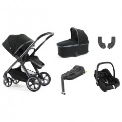 Babystyle Oyster 4 Essential 5 Piece Cabriofix i-Size Bundle, Black Olive