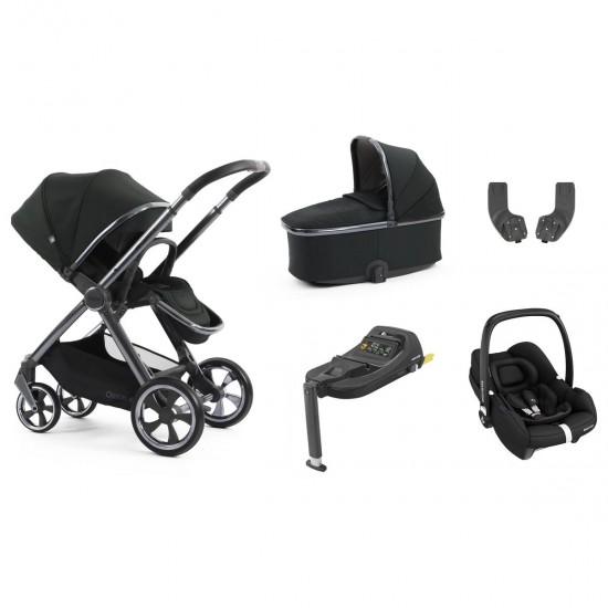 Babystyle Oyster 4 Essential 5 Piece Cabriofix i-Size Bundle, Black Olive Babystyle Oyster 4 Essential 5 Piece Cabriofix i-Size Bundle, Black Olive