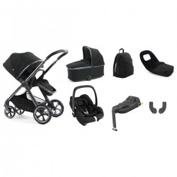Babystyle Oyster 4 Luxury 7 Piece Cabriofix i-Size Bundle, Black Olive