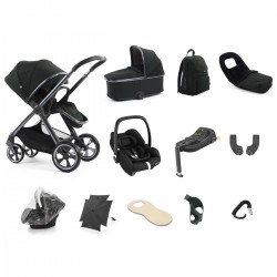 Babystyle Oyster 4 Ultimate 12 Piece Cabriofix i-Size Bundle, Black Olive