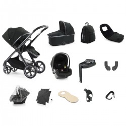 Babystyle Oyster 4 Ultimate 12 Piece Primo Viaggio Lounge Bundle, Black Olive