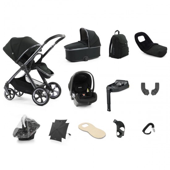 Babystyle Oyster 4 Ultimate 12 Piece Primo Viaggio Lounge Bundle, Black Olive Babystyle Oyster 4 Ultimate 12 Piece Primo Viaggio Lounge Bundle, Black Olive