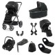 Babystyle Oyster 4 Tandem Cabriofix i-Size Travel System Bundle, Black Olive Babystyle Oyster 4 Tandem Cabriofix i-Size Travel System Bundle, Black Olive