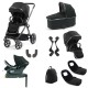 Babystyle Oyster 4 Tandem Primo Viaggio Lounge Travel System Bundle, Black Olive