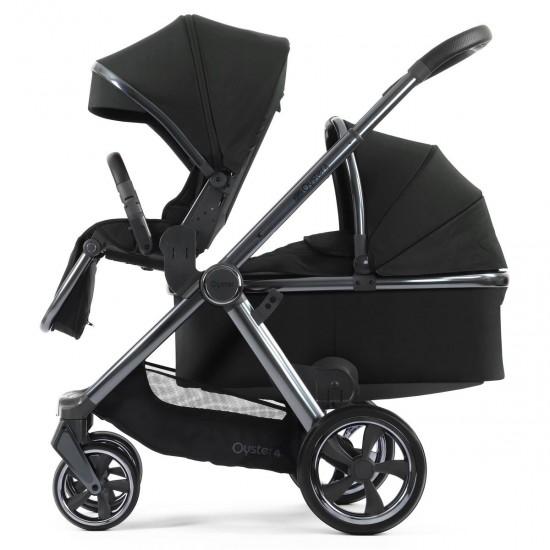 Babystyle Oyster 4 Tandem Cabriofix i-Size Travel System Bundle, Black Olive Babystyle Oyster 4 Tandem Cabriofix i-Size Travel System Bundle, Black Olive