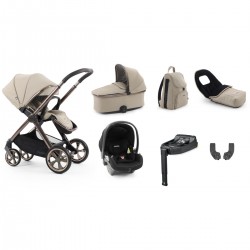 Babystyle Oyster 4 Luxury 7 Piece Primo Viaggio Lounge Bundle, Buttermilk
