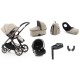 Babystyle Oyster 4 Luxury 7 Piece Primo Viaggio Lounge Bundle, Buttermilk