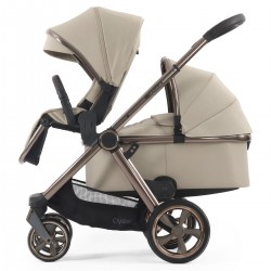 Babystyle Oyster 4 Tandem Travel System Bundle, Buttermilk