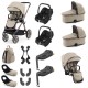 Babystyle Oyster 4 Twin Cabriofix i-Size Travel System Bundle, Buttermilk Babystyle Oyster 4 Twin Cabriofix i-Size Travel System Bundle, Buttermilk