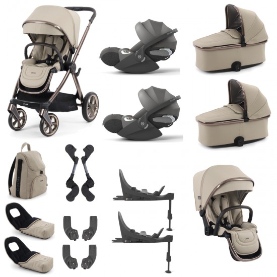 Babystyle Oyster 4 Twin Cloud T Travel System Bundle, Buttermilk Babystyle Oyster 4 Twin Cloud T Travel System Bundle, Buttermilk