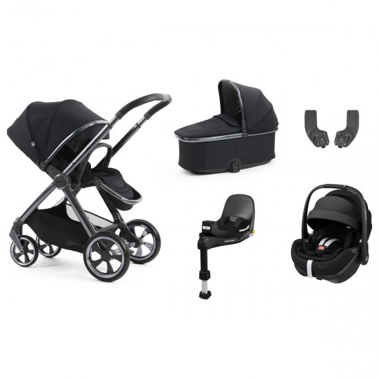 Babystyle Oyster 4 Essential 5 Piece Pebble 360 Pro Bundle, Carbonite Babystyle Oyster 4 Essential 5 Piece Pebble 360 Pro Bundle, Carbonite