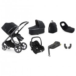 Babystyle Oyster 4 Luxury 7 Piece Cabriofix i-Size Bundle, Carbonite