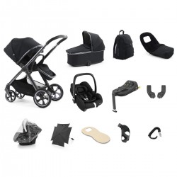 Babystyle Oyster 4 Ultimate 12 Piece Cabriofix i-Size Bundle, Carbonite