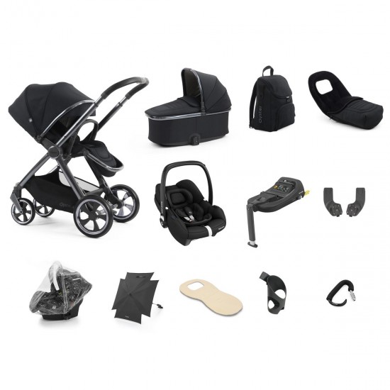 Babystyle Oyster 4 Ultimate 12 Piece Cabriofix i-Size Bundle, Carbonite Babystyle Oyster 4 Ultimate 12 Piece Cabriofix i-Size Bundle, Carbonite
