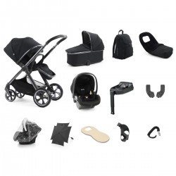 Babystyle Oyster 4 Ultimate 12 Piece Primo Viaggio Lounge Bundle, Carbonite