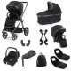 Babystyle Oyster 4 Tandem Cabriofix i-Size Travel System Bundle, Carbonite Babystyle Oyster 4 Tandem Cabriofix i-Size Travel System Bundle, Carbonite