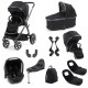 Babystyle Oyster 4 Tandem Travel System Bundle, Carbonite