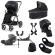 Babystyle Oyster 4 Tandem Cloud T Travel System Bundle, Carbonite
