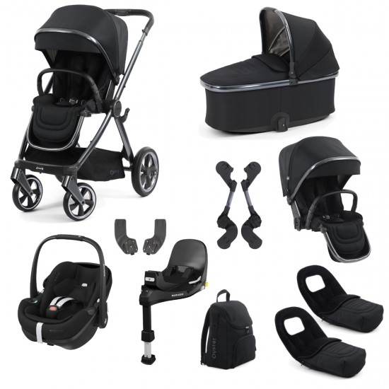 Babystyle Oyster 4 Tandem Pebble 360 Pro Travel System Bundle, Carbonite Babystyle Oyster 4 Tandem Pebble 360 Pro Travel System Bundle, Carbonite