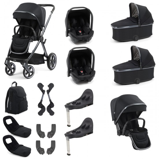 Babystyle Oyster 4 Twin Travel System Bundle, Carbonite Babystyle Oyster 4 Twin Travel System Bundle, Carbonite