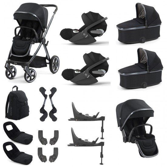 Babystyle Oyster 4 Twin Cloud T Travel System Bundle, Carbonite Babystyle Oyster 4 Twin Cloud T Travel System Bundle, Carbonite