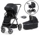 Babystyle Oyster 4 Pushchair + Carrycot, Carbonite Babystyle Oyster 4 Pushchair + Carrycot, Carbonite