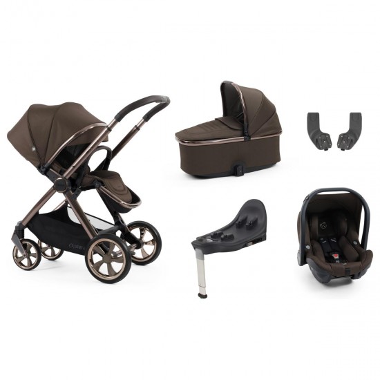 Babystyle Oyster 4 Essential 5 Piece Bundle, Chocolate Velvet