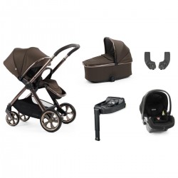 Babystyle Oyster 4 Essential 5 Piece Primo Viaggio Lounge Bundle, Chocolate Velvet