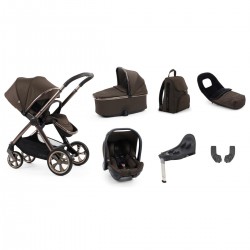Babystyle Oyster 4 Luxury 7 Piece Bundle, Chocolate Velvet