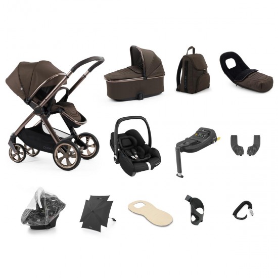 Babystyle Oyster 4 Ultimate 12 Piece Cabriofix i-Size Bundle, Chocolate Velvet Babystyle Oyster 4 Ultimate 12 Piece Cabriofix i-Size Bundle, Chocolate Velvet