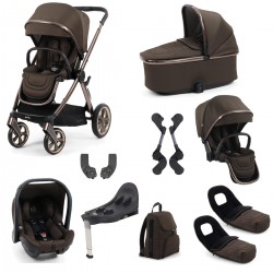 Babystyle Oyster 4 Tandem Travel System Bundle, Chocolate Velvet