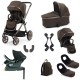 Babystyle Oyster 4 Tandem Primo Viaggio Lounge Travel System Bundle, Chocolate Velvet Babystyle Oyster 4 Tandem Primo Viaggio Lounge Travel System Bundle, Chocolate Velvet