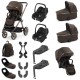 Babystyle Oyster 4 Twin Cabriofix i-Size Travel System Bundle, Chocolate Velvet Babystyle Oyster 4 Twin Cabriofix i-Size Travel System Bundle, Chocolate Velvet