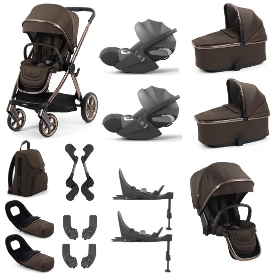 Babystyle Oyster 4 Twin Cloud T Travel System Bundle, Chocolate Velvet Babystyle Oyster 4 Twin Cloud T Travel System Bundle, Chocolate Velvet
