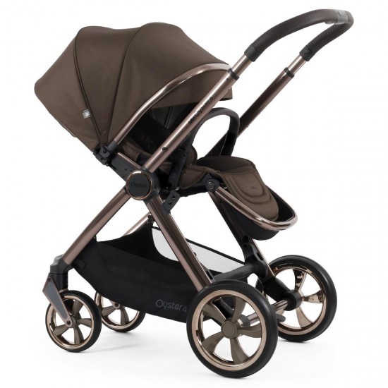 Babystyle Oyster 4 Pushchair + Carrycot, Chocolate Velvet Babystyle Oyster 4 Pushchair + Carrycot, Chocolate Velvet